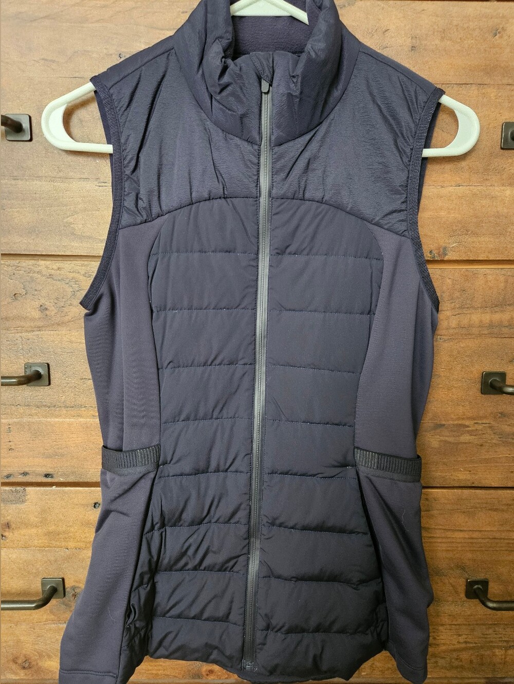Lululemon Down For It All Vest In Color NAVY - Picture 3 of 10